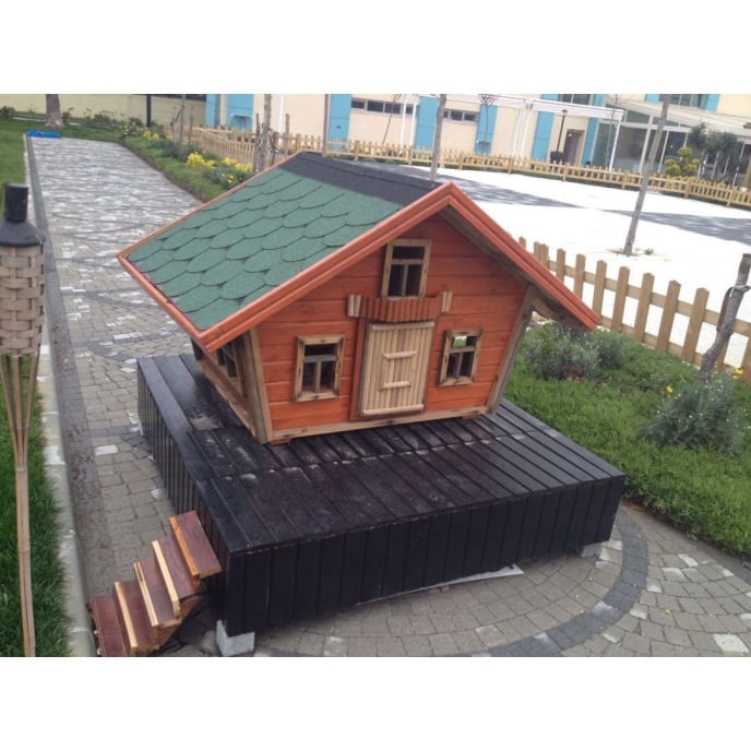 Ahşap Kedi Evi