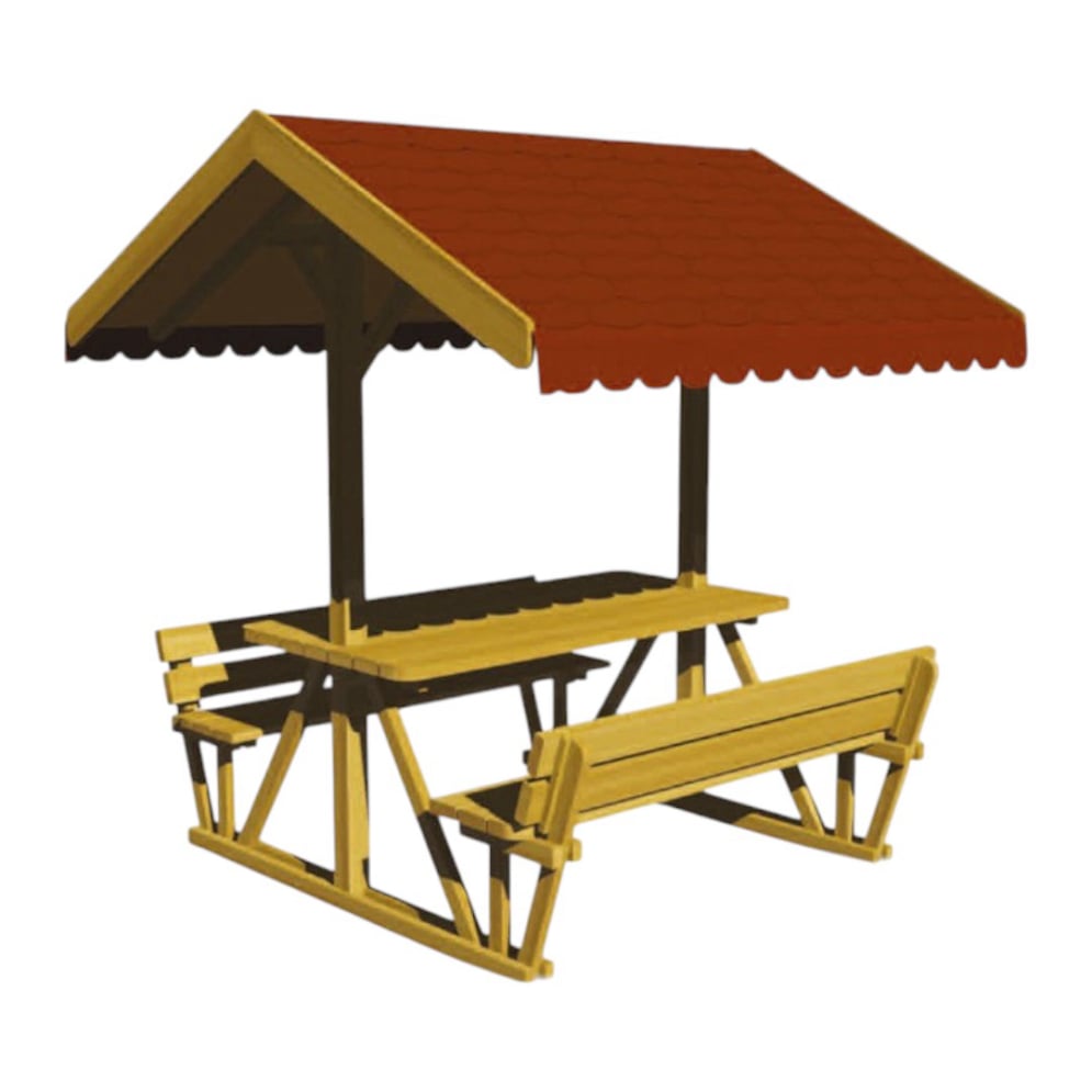 Ahşap Bank Piknik Masası